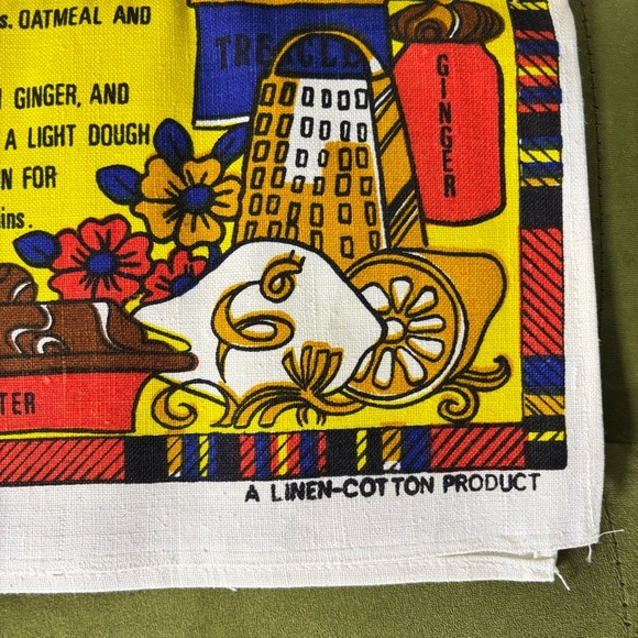 Vintage linen Traditional Recipes of Scotland tea towel by - Picture 5 of 6